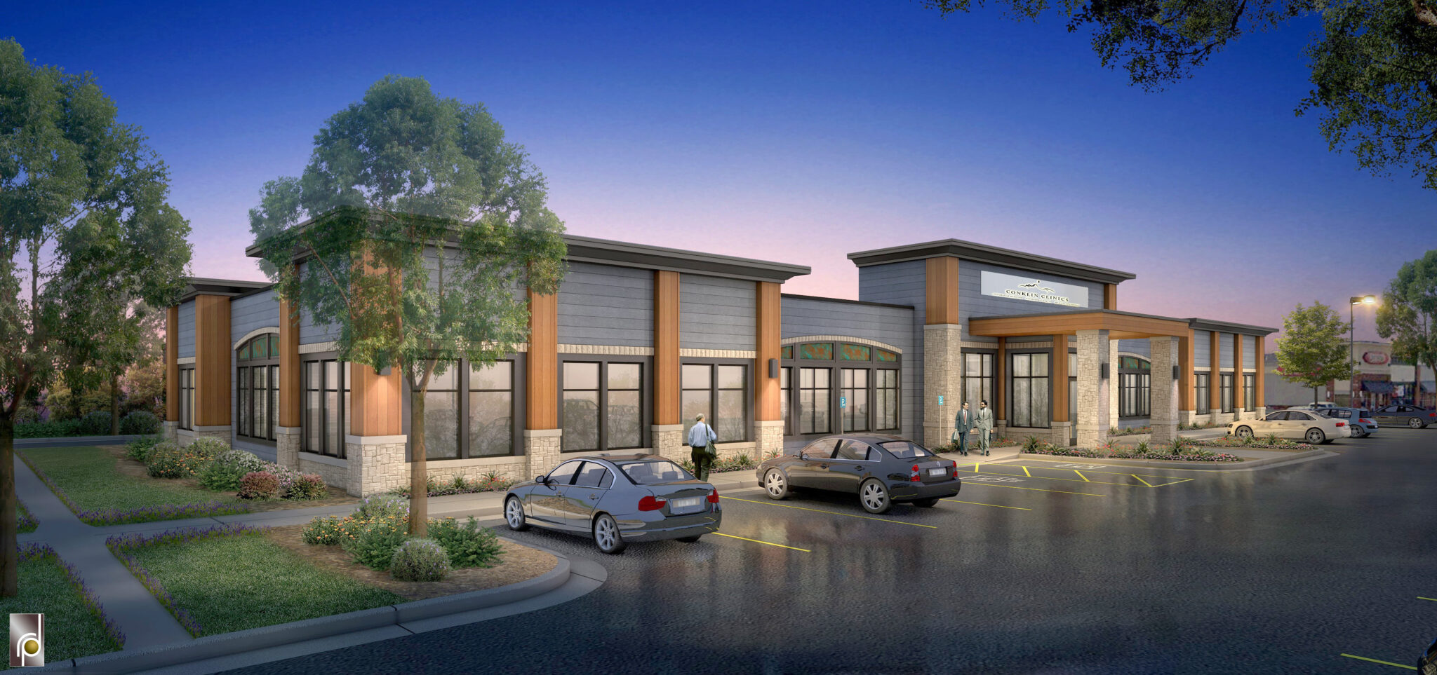 Conklin Clinics Exterior Rendering Scaled